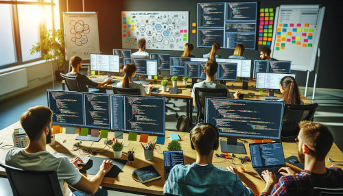 Agile software development team